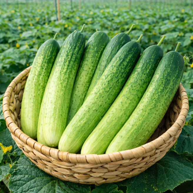 국내산 백오이 백다다기 오이, 1박스, 2kg