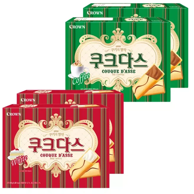 쿠크다스 화이트 토르테 289g 2p + 커피289g 2p, 1개