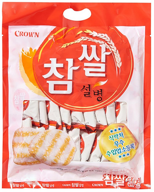 크라운 참쌀설병 270gx5개(반박스)+사은품
