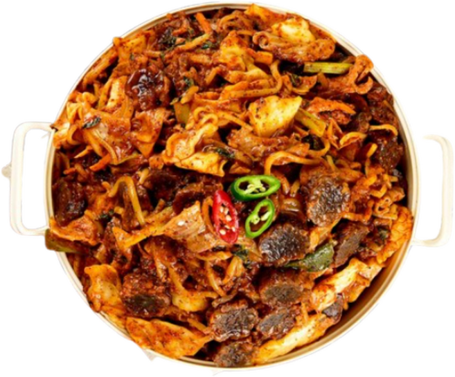 신림동또순이 양념순대곱창볶음 1kg-2인분(순대+곱창), 1개, 1kg