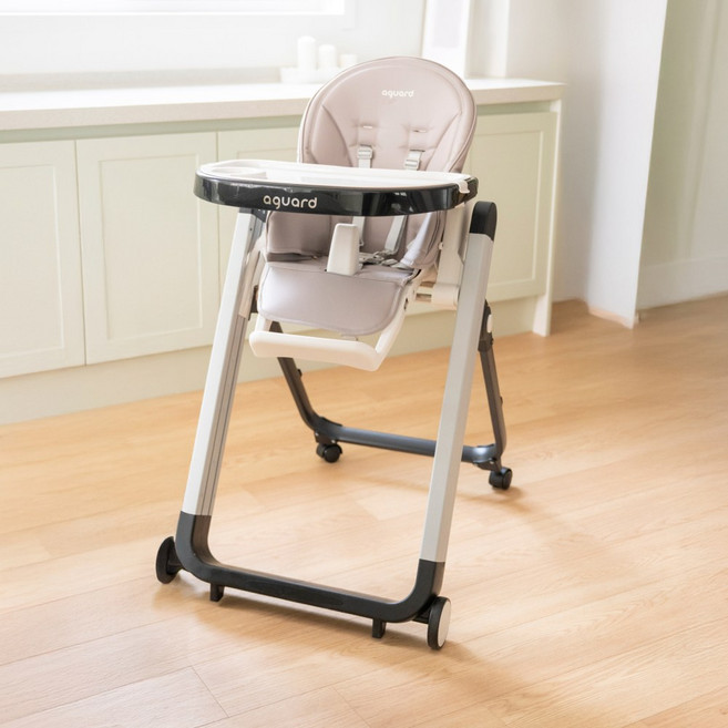 아가드 포르텐 하이체어 유아 식탁의자 1입 부스터 아기 식탁, 오팔그레이