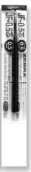 제브라 젤잉크 JF 리필심 0.5mm, 흑색, 1개