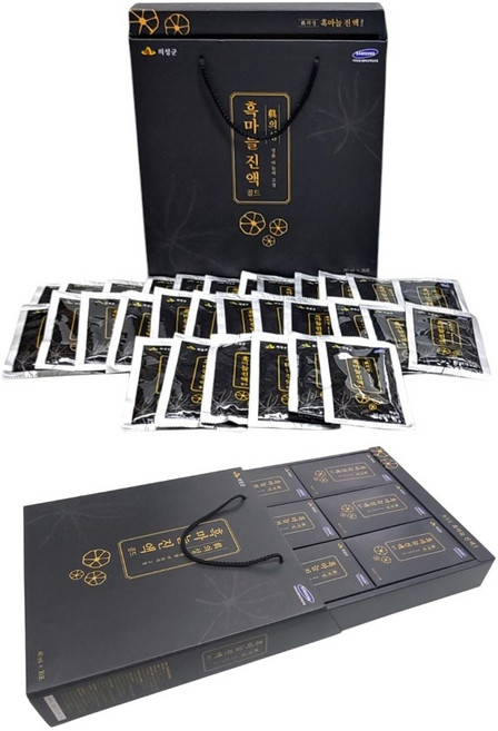 의성 흑마늘진액 골드 명절 선물세트 설선물, 30개, 60ml