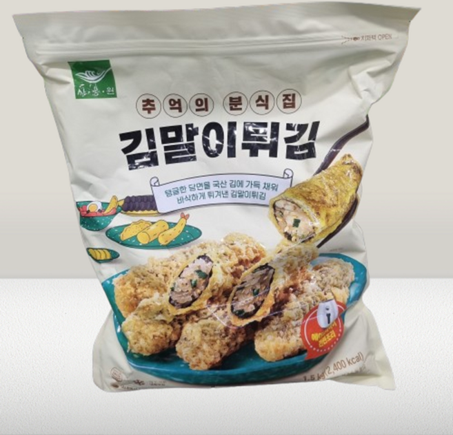사옹원 추억의 분식집 김말이 튀김, 1개, 1.5kg