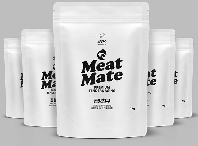미트메이트 곱창친구 5kg 곱창 막창 대창전용 프리미엄 연육제1kgX5개, 5개, 1kg