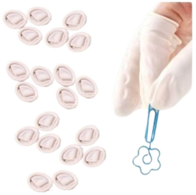 서밋 레진아트 도구 모음, 1개, 손가락 실리콘 장갑 (20개)