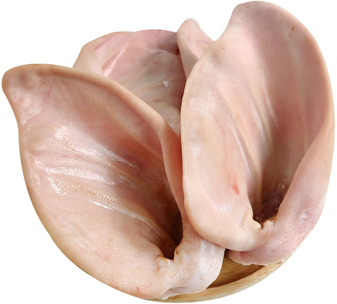 (배터짐) 국내산 큰 돼지귀 12개 돈귀 (일요일&당일발송), 650g, 3개