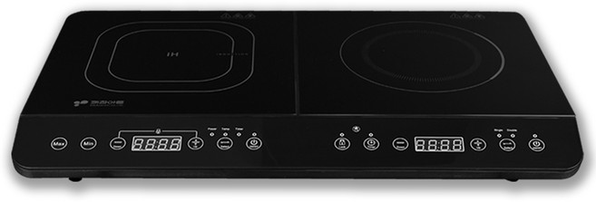 하이브리드 인덕션 하이라이트 겸용 전기레인지 2구 키친아트, 일반형, -KWS2050