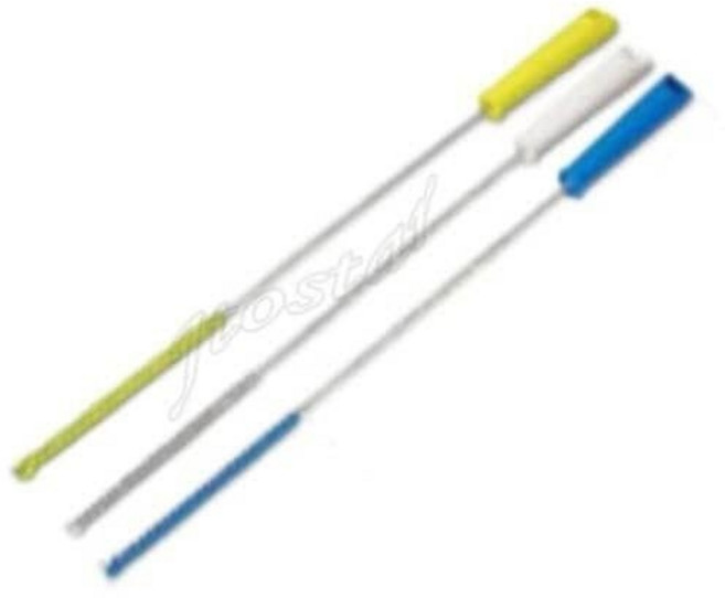 작은배관청소솔10MM 병세척솔 튀김기청소, 흰색, 1개