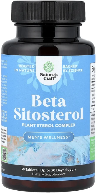 건강에 좋은영양제 Nature's Craft 남성 웰니스 베타 시토스테롤 30정(1정당 500mg) 지금구입하세요 곧품절되요, 1개 - 쿠팡