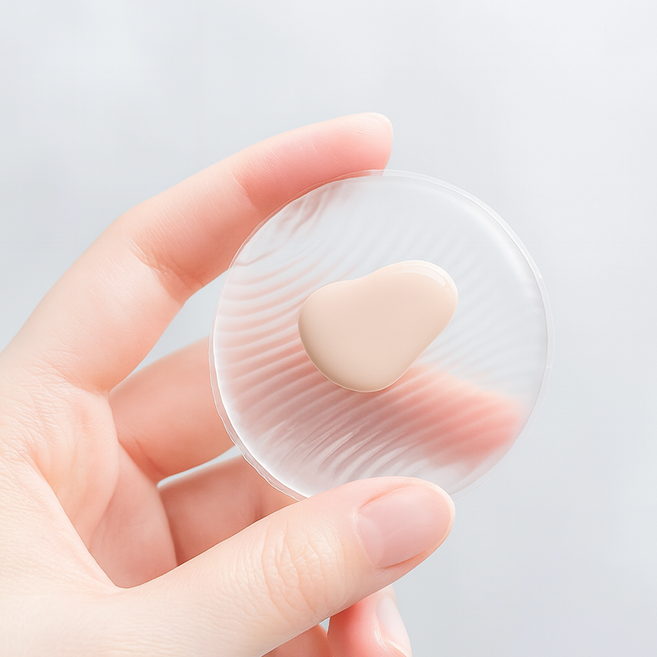 제이로이 메이크업 실리콘 퍼프, 1세트, 5p