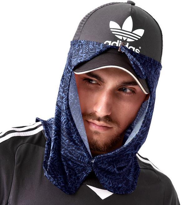 타이트엔드 유커츠 햇빛차양막 모자용, 네이비, 1개