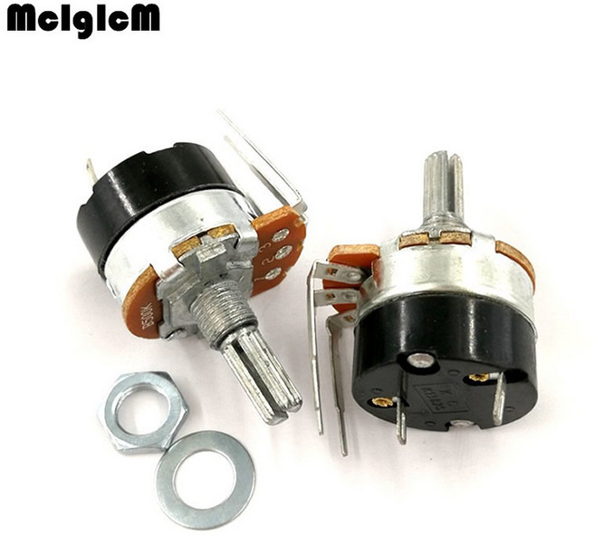 JWJ B500K WH138 4 potentiometer 차계가있는 가변 저항 속도 조절기, 1개