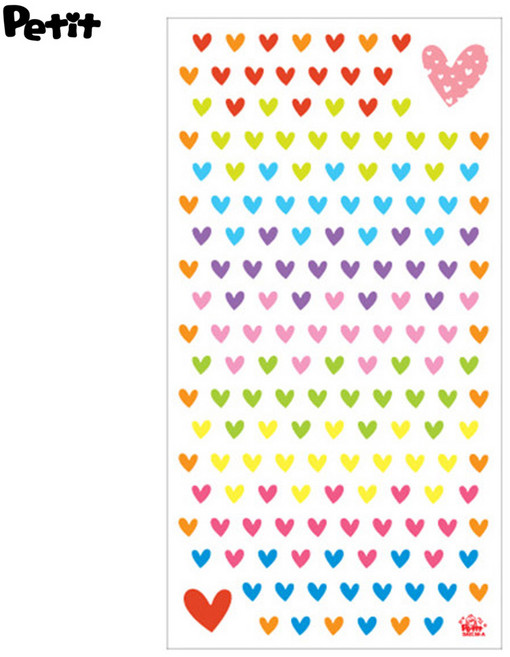 [쁘띠팬시] 블링블링 꼬마하트 1탄 스티커 DA5156A