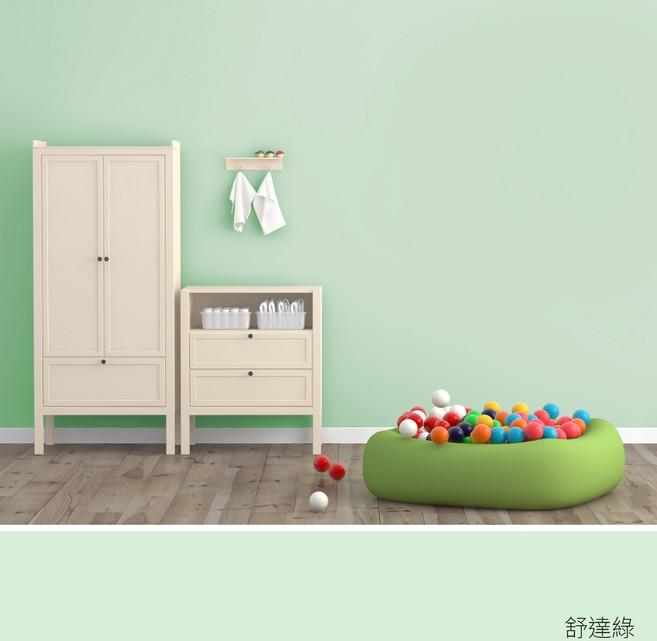 樂客 LogFun 頂級防霉居家乳膠漆 無甲醛 內牆漆 抗裂免稀釋 當天無味入住 1.2kg 舒達綠, 舒達綠,1.2kg(超取限2罐), 1個