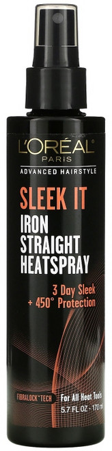 로레알 어드벤스드 헤어스타일 슬릭잇 스트레이트 아이언 히트 스프레이, 170ml, 1개