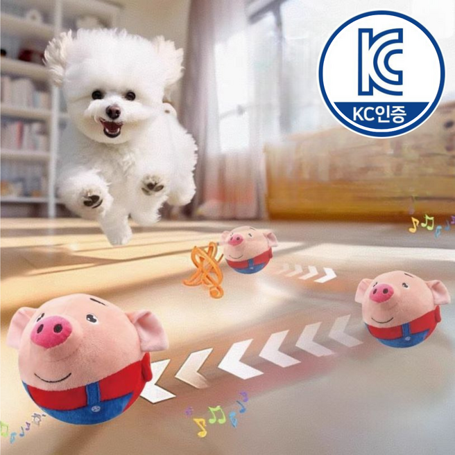 그린홈 강아지 장난감 점프멜로디 따라볼 자동장난감, 1개, 2. 루미