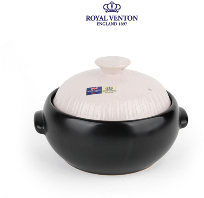 한정특가 로얄벤톤 헤스티아 뚝배기 대 베이지핑크 내열냄비 가스레인지용 4~5인용 뚝배기, 1개