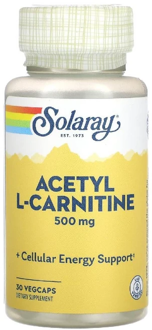 솔라레이 아세틸 l-카르니틴 500mg 30 베지캡슐, 1개, 30정 - 쿠팡