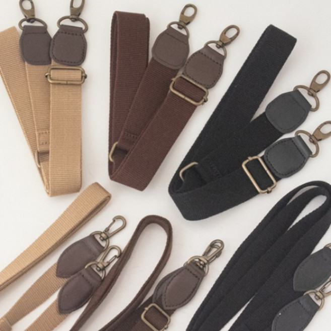 퀼팅맘 수입 웨빙 소가죽 크로스스트랩