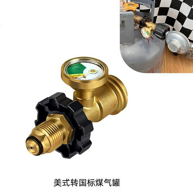가스잔량 측정기 게이지 LPG 잔량표시 표시기 체크기 측정계 가스잔량측정기, A. 미국식 표준 탱크, 1개