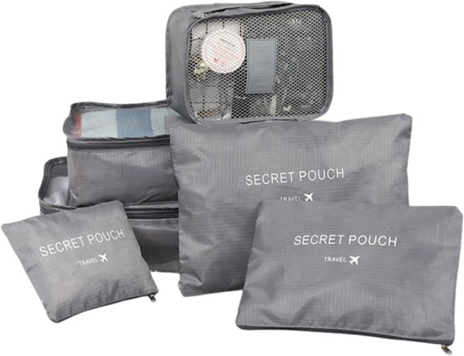 캐리어 수납 정리 여행용 파우치 6종 세트 이너백 정리백 압축