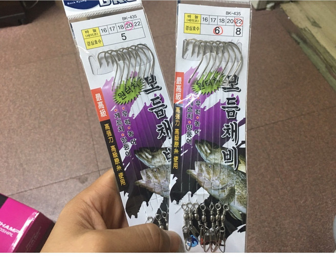 피싱굿즈 NO115 원터치모듬채비, 1개