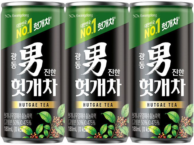광동진한헛개차 남, 180ml, 30개