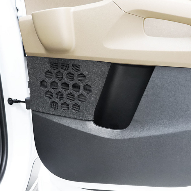 쏘렌토MQ4 호환 카본 펠트 튜닝 도어커버 스크래치방지 용품, 도어스피커 로고(무) 펠트