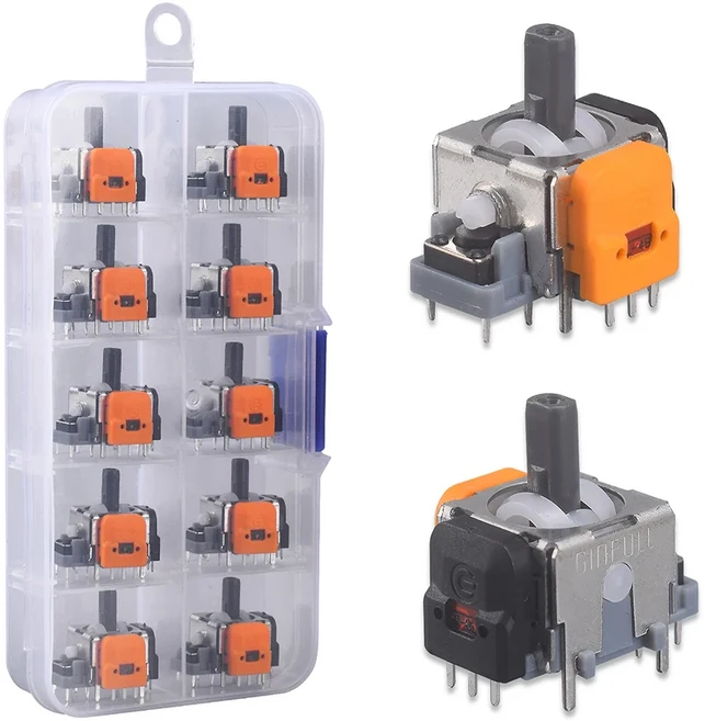 PS5/PS4/Xbox One/스위치 프로 컨트롤러용 10PCS TMR 전자기 조이스틱 게임 패드 3D 아날로그 센서 모듈, 03 For XBOX 10pcs