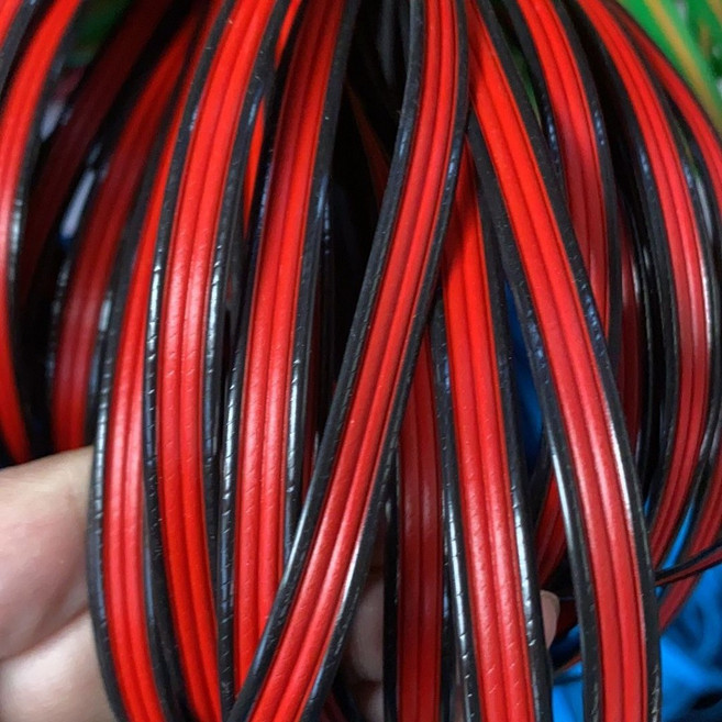 編織藤條環保仿藤手工材料 寬8mm厚1mm 約85-90米/斤, 黑中紅, 1個