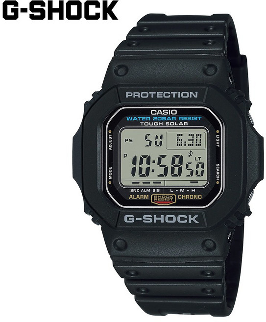 지샥 G-SHOCK 터프솔라 남여공용시계 G-5600UE-1DR 지코스모 정품