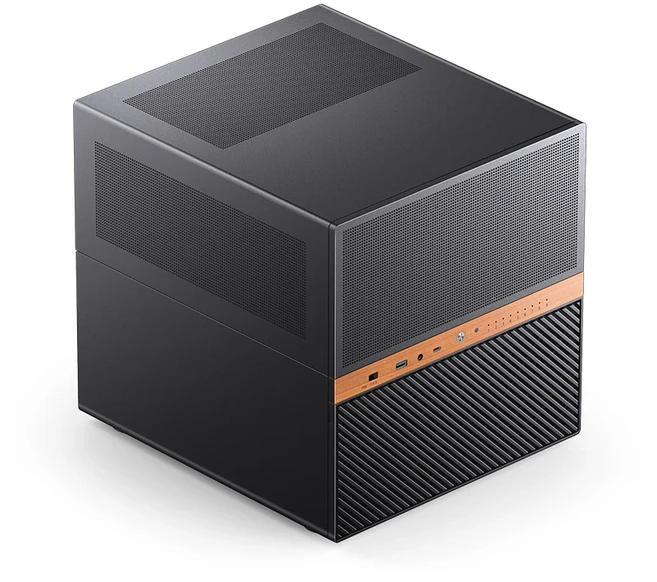 Jonsbo N6 PC 케이스 NAS 호스트 박스 MATX 데스크탑 컴퓨터 9개 하드 디스크 슬롯 지원 240 수냉식 ITX 섀, 01 N6