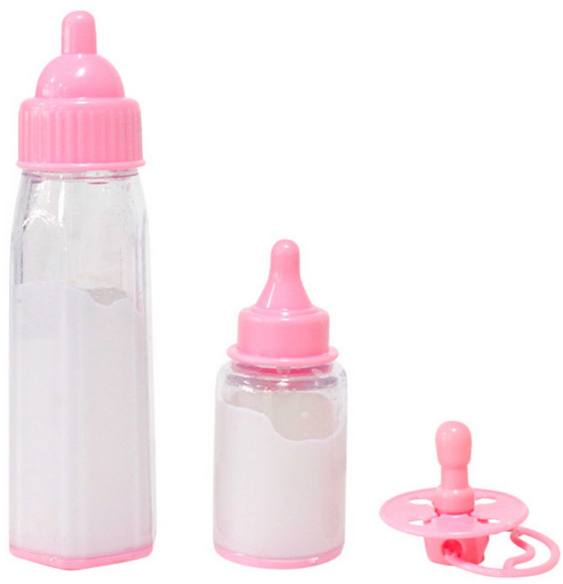 coreshop 쪽쪽이 엄마 놀이 젖병 유아 장난감 아기 돌보기 역할 인형 우유병 세트 아기 우유 먹이기 소꿉놀이 집콕놀이 조카선물 아기 장난감 선물 크리스마스 선물, 1개