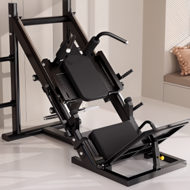 이센시아 다용도 레그프레스 헬스기구 스쿼트랙 헬스장 미니랙 홈짐세트, 블랙