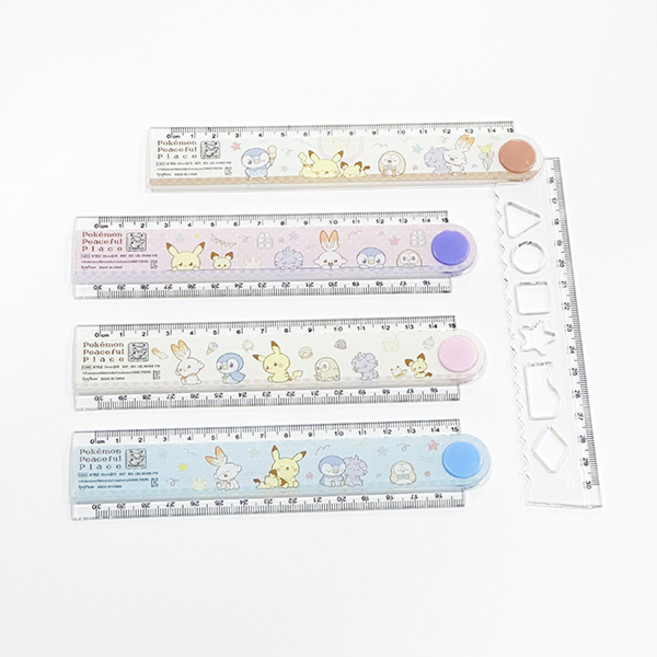 포켓몬스터 30cm 겹자 접이식 자, 단품, 1개