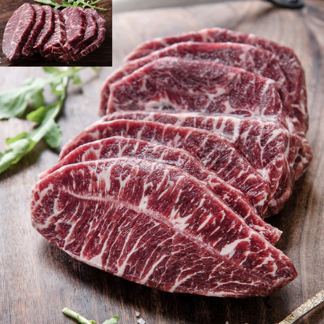 [당일 배송]미국산 프라임급 부채살(구이/스테이크), 구이용, 1kg, 1개