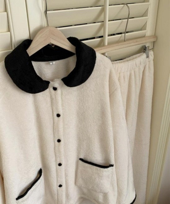 [MD픽] 쿠앤크 극세사 수면잠옷 겨울 파자마