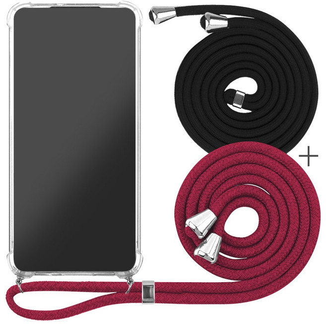 더조은셀러 목걸이 크로스 케이스 줄 컬러 10종 아이폰 호환