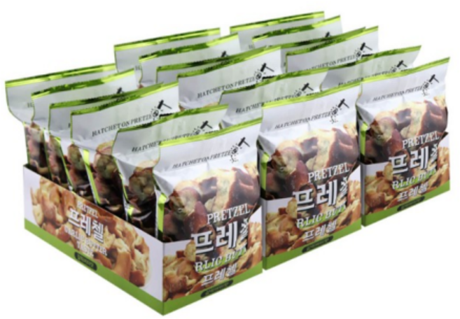 프레첼 85g 갈릭버터맛 코스트코 과자, 18세트