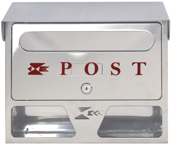 올스텐 루프 우편함 SUS / 예쁜 벽걸이 주택 우체통