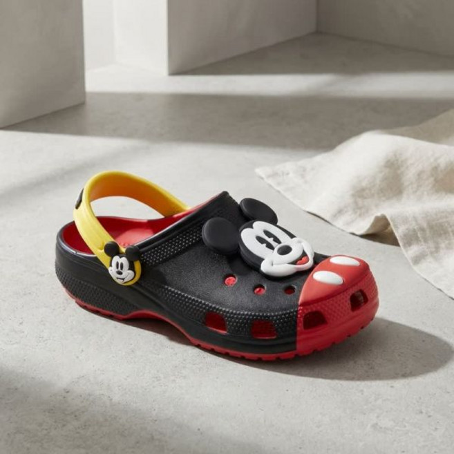 크록스 키즈 유아 아동 주니어 미키 마우스 클래식 클로그 토들러 - 멀티 212373-90H