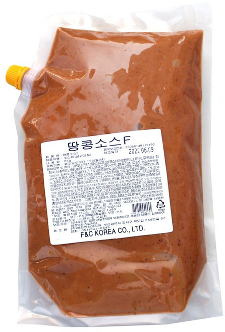 비프먹방 대용량) 땅콩소스 2kg 샤브샤브 월남쌈용, 뉴 땅콩소스F 2kg, 1개
