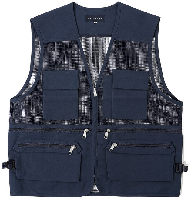 언탭트 남녀공용 수납왕 망사 조끼