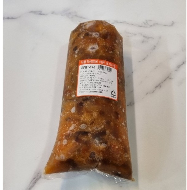 국내산 와다 고노와다 1kg 해삼내장 냉동와다 국산, 1개