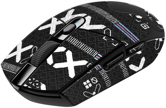 로지텍 G304 전용 풀스킨 마우스 그립 스티커, 블랙, logitech G304
