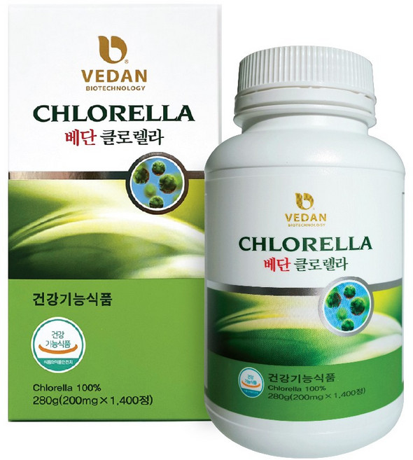 대만 베단그룹 베단클로렐라1400정, 1개, 1400정