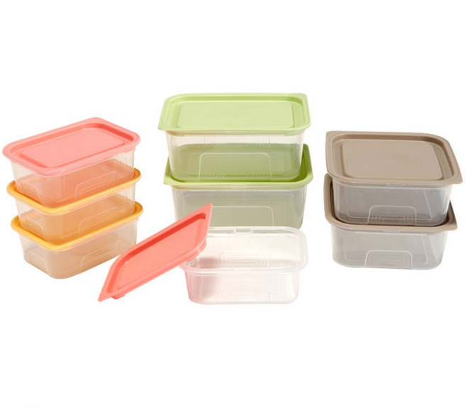 냉동밥 플라스틱 미니 소분 보관 용기 전자렌지 냉장고, 3호, 1세트, 1세트