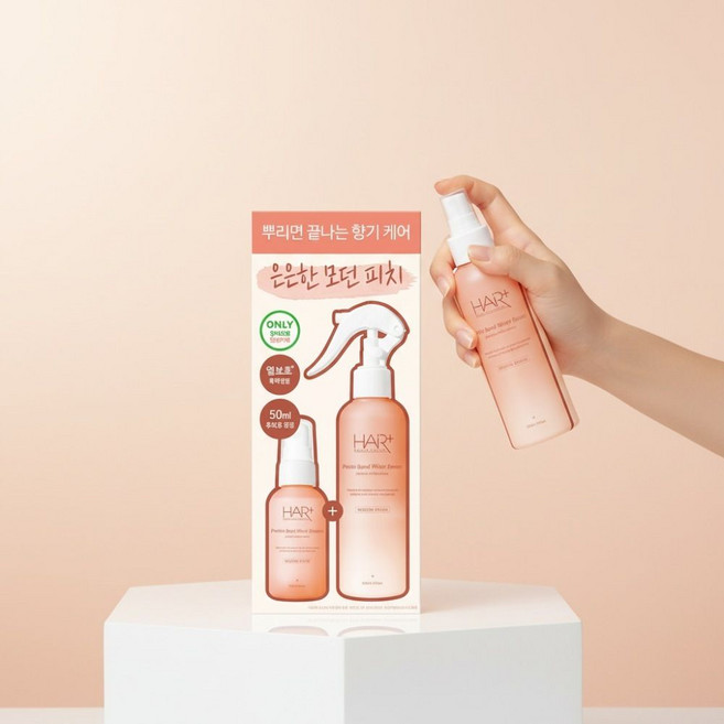 포켓몬 에디션 헤어플러스 단백질 워터에센스 모던피치 200ml+50ml+스마트톡, 1개, 250ml
