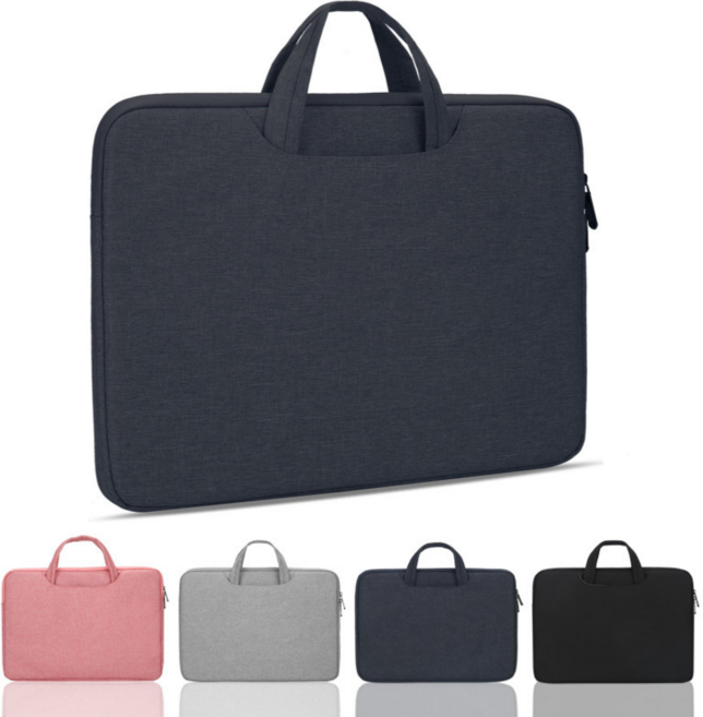 앤드류 경량노트북가방 파우치 안감 푹신한 융기모, 진청색, 1개